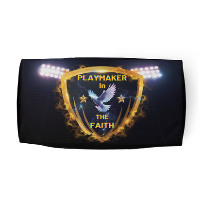 Black Color Playmaker In The Faith Duffle bag