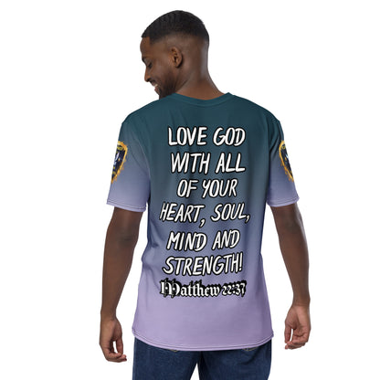 "Love God With All..." Scripture Men's t-shirt