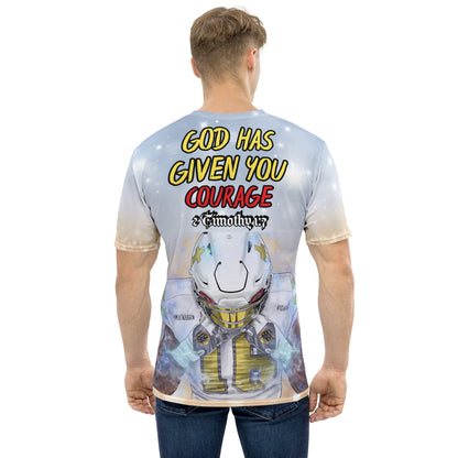 "God Has Given You Courage" Men's t-shirt