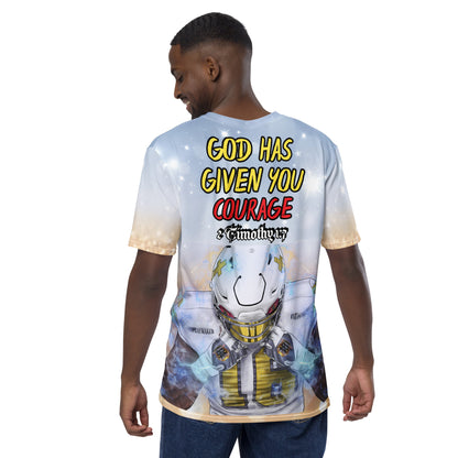 "God Has Given You Courage" Men's t-shirt