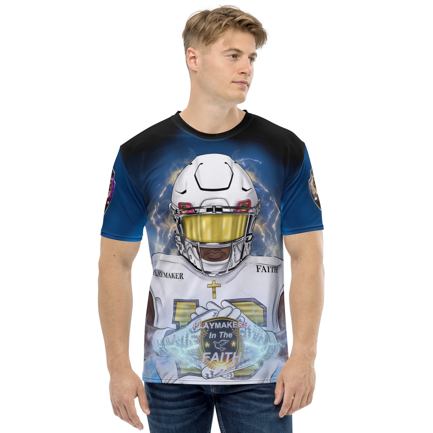 Stadium Light & Dark Player Shield Logos Men's t-shirt