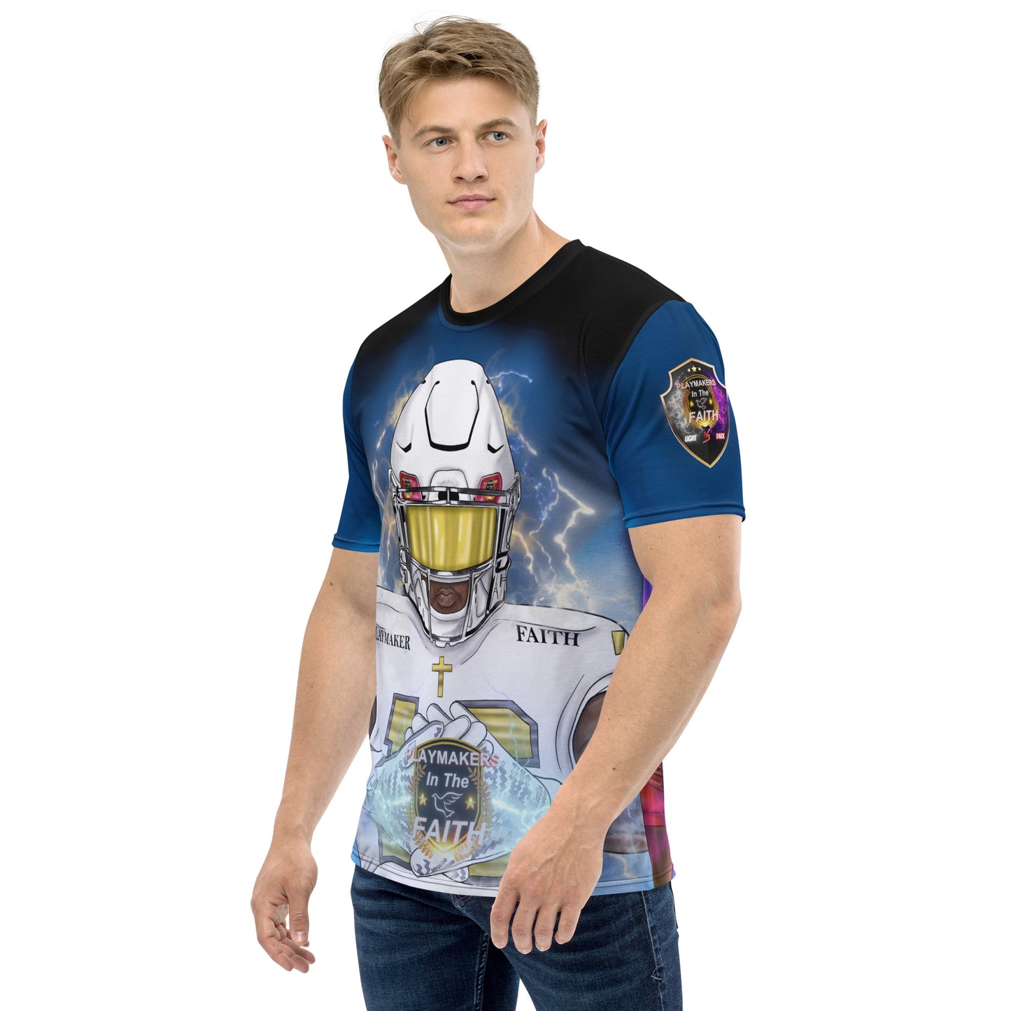 Stadium Light & Dark Player Shield Logos Men's t-shirt