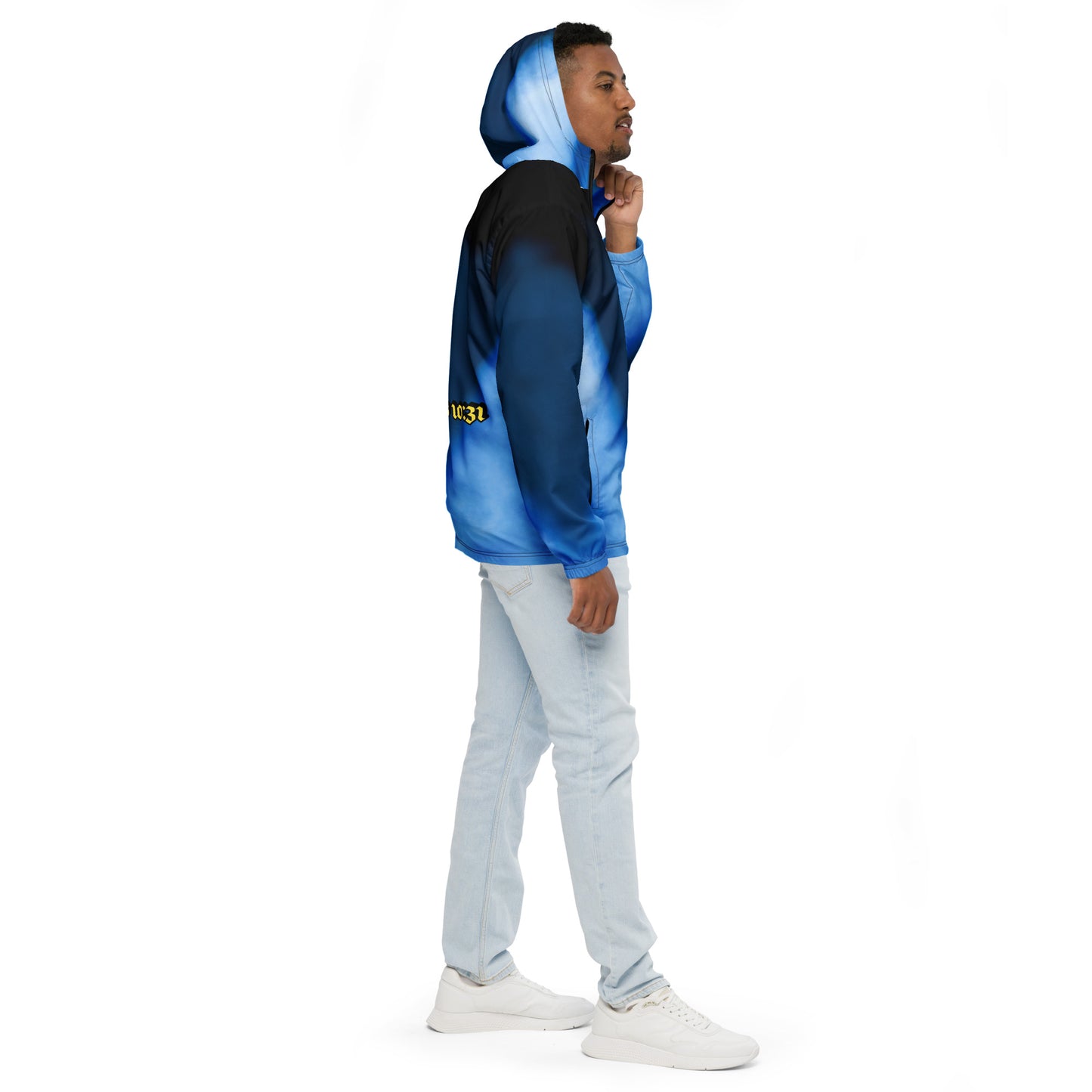 Blue & White "All Glory To God" Playmaker Men’s windbreaker