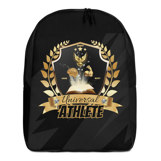 Universal Athlete Black Color Minimalist Backpack