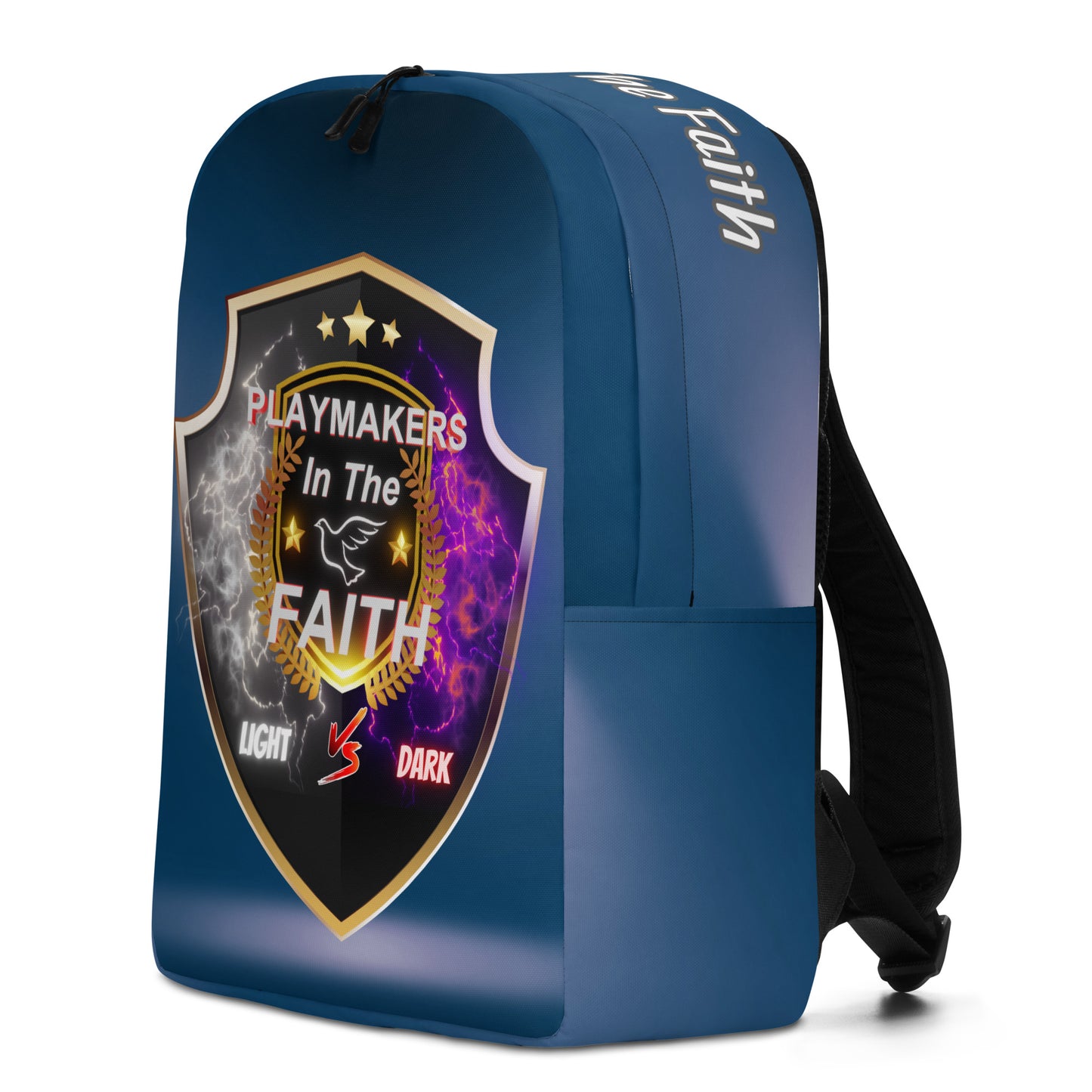 Stadium Light v.s Dark Shield Logo Minimalist Backpack