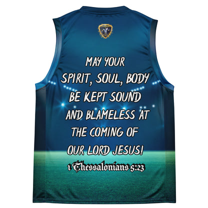 Universal Athlete Spirit Soul Body Recycled unisex basketball jersey