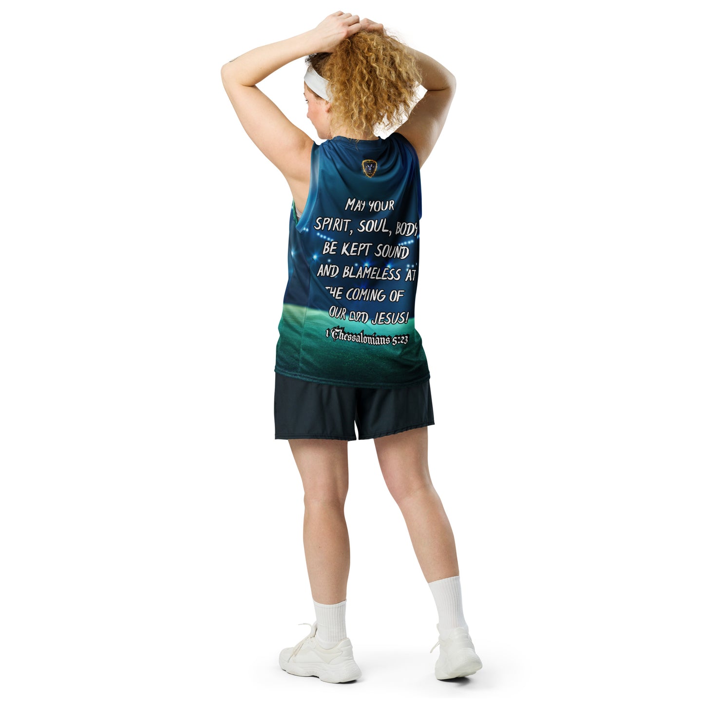 Universal Athlete Spirit Soul Body Recycled unisex basketball jersey