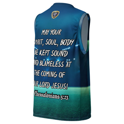 Universal Athlete Spirit Soul Body Recycled unisex basketball jersey