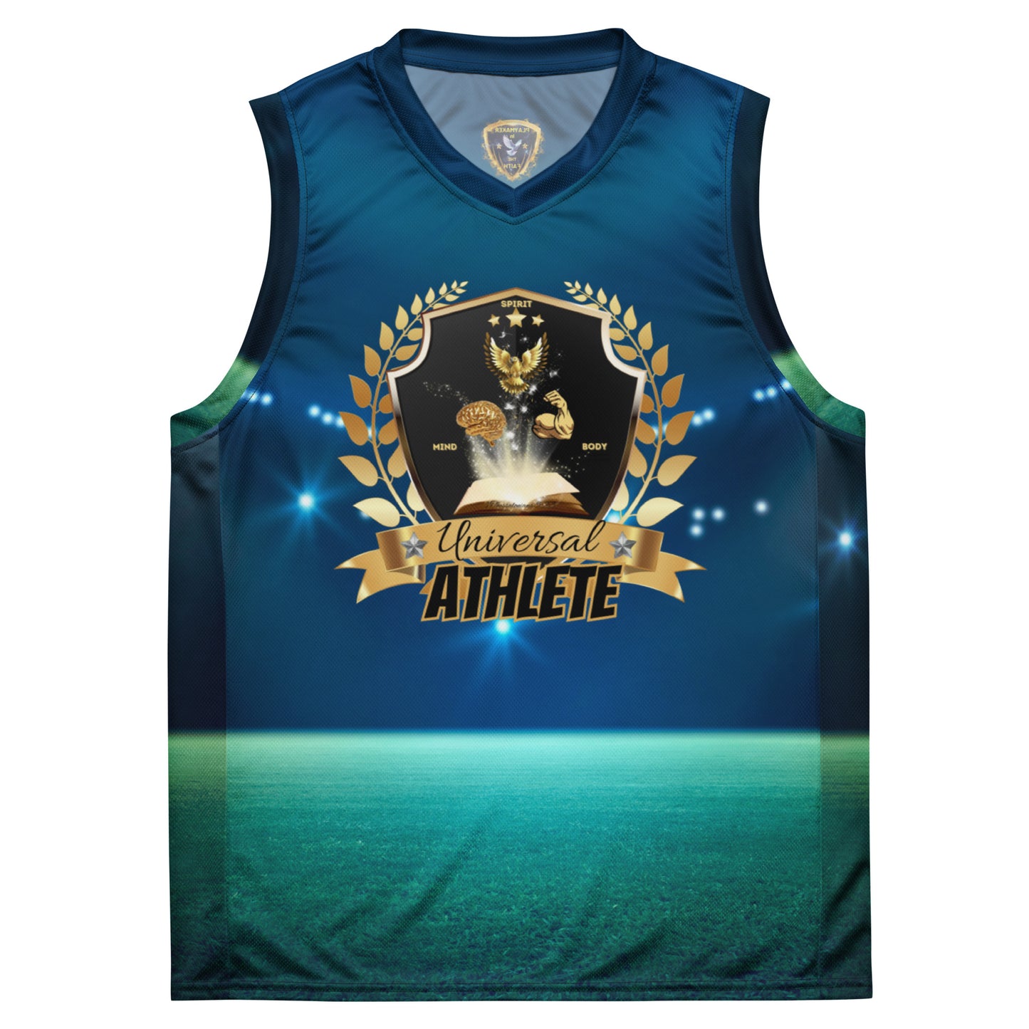 Universal Athlete Spirit Soul Body Recycled unisex basketball jersey