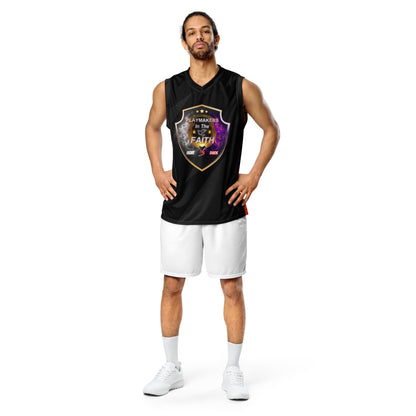 Fear God Who Has Power To Cast Into Hell Recycled unisex basketball jersey