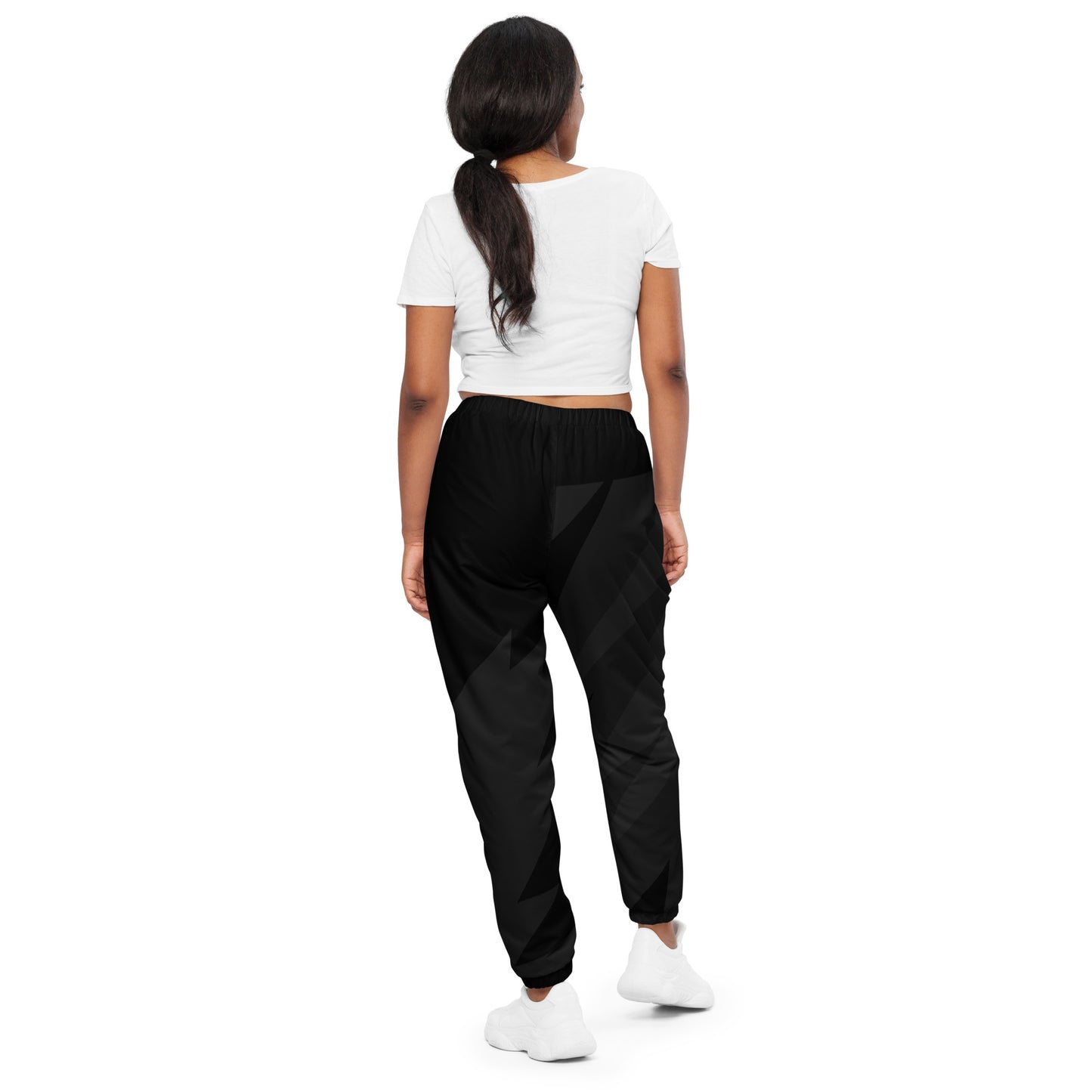 Black "Playmaker Logo" Unisex track pants