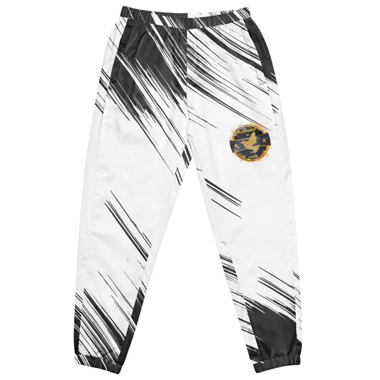 Black & White Playmakers Light vs Dark Logo Unisex track pants