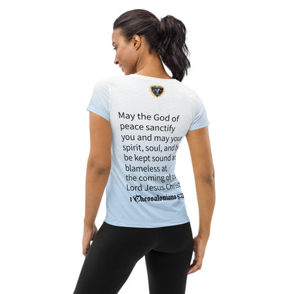 Universal Athlete Spirit Soul Body All-Over Print Women's Athletic T-shirt