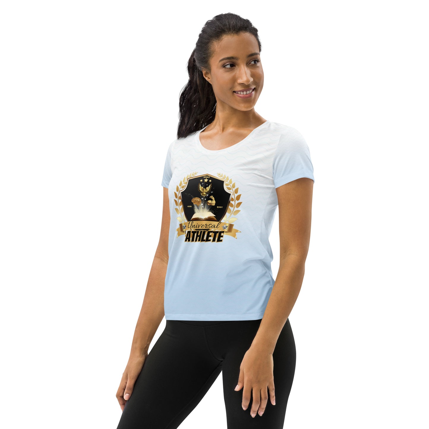 Universal Athlete Spirit Soul Body All-Over Print Women's Athletic T-shirt