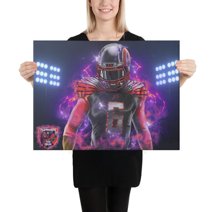 Playmaker In The Dark Front Canvas