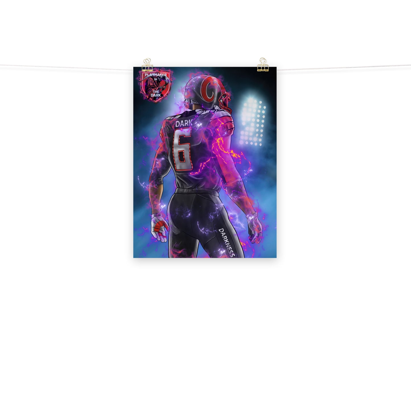 Playmaker In The Dark Imperial Back Poster