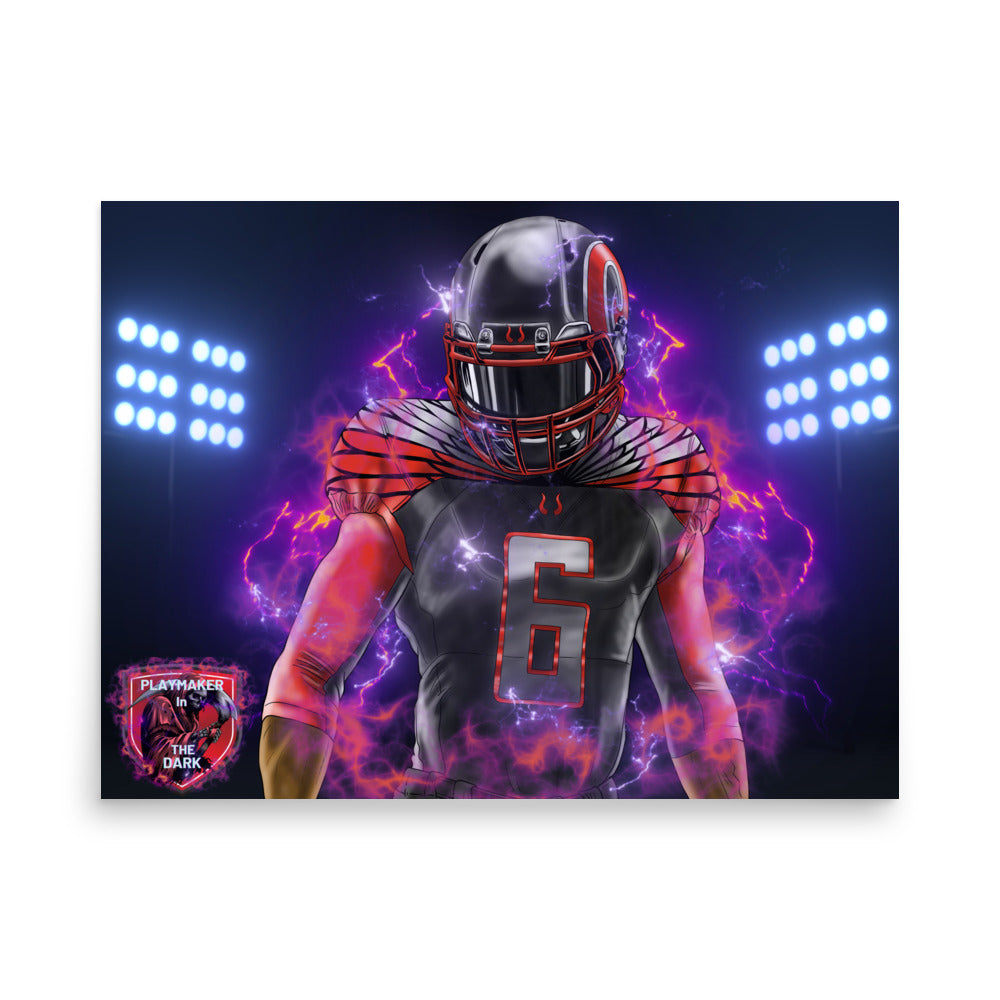 Playmaker In The Dark Imperial Player Poster