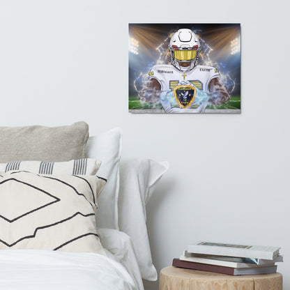 Playmaker In The Faith Front Dynasty Metal prints