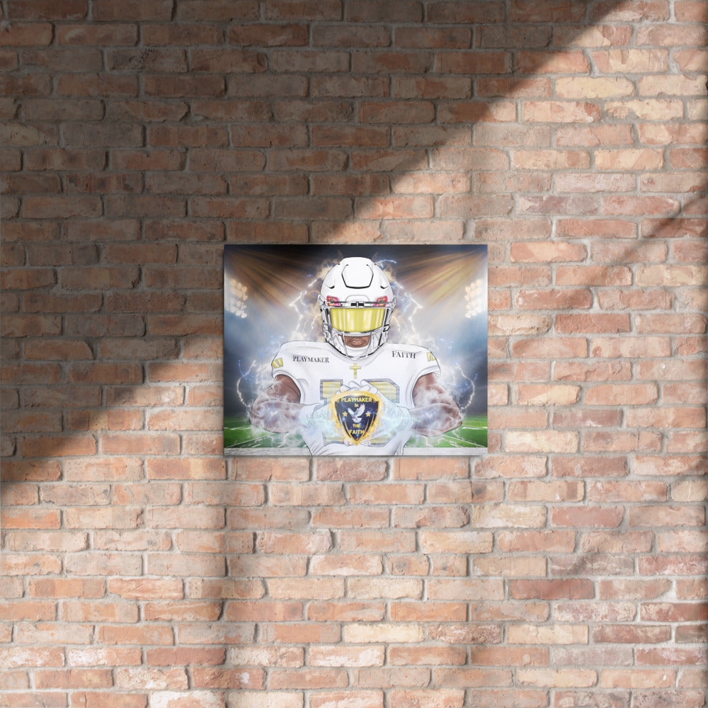 Playmaker In The Faith Front Dynasty Metal prints