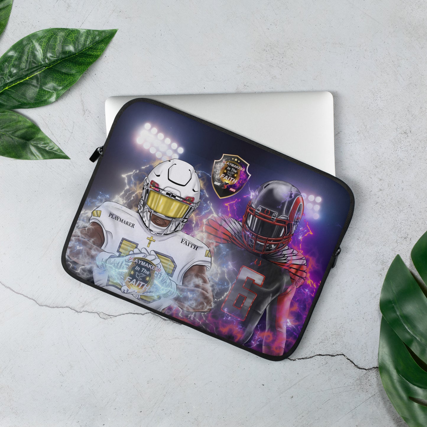 Light v.s Dark Football Laptop Sleeve