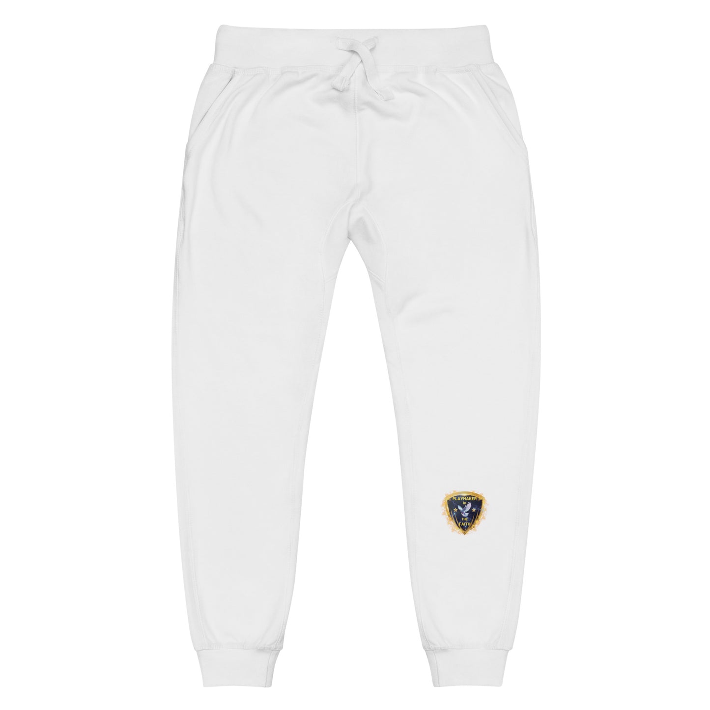 Playmaker In The Faith Logos Unisex fleece sweatpants